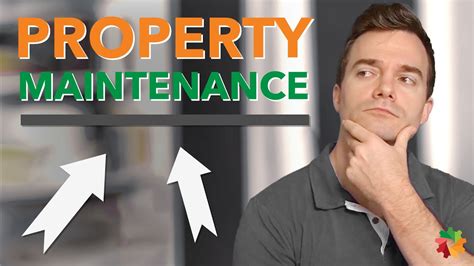 Everything To Know Property Maintenance YouTube