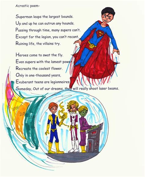 Super Hero Poem By Loshcomixfan On Deviantart