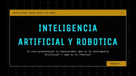 Ia Y Robotica