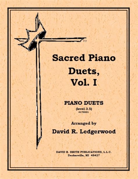 Sacred Piano Duets Vol I 4 Hands By Various Piano Duet Sheet