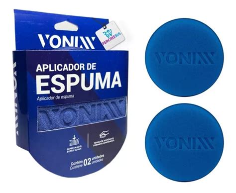 Aplicador De Espuma Vonixx Para Limpeza Automotiva 2pç