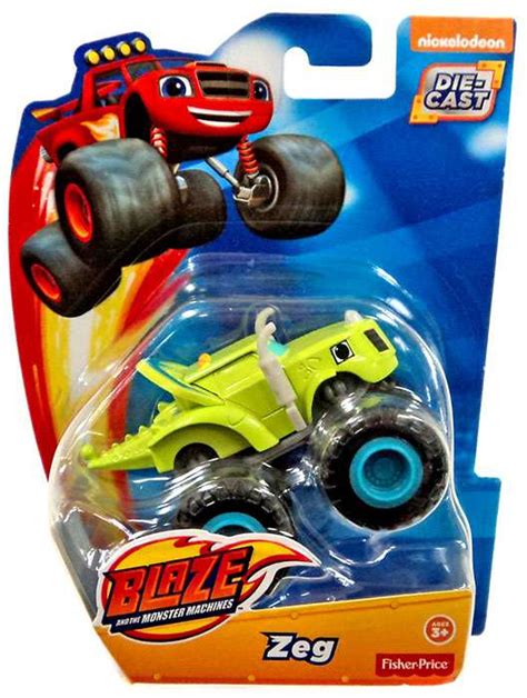 Fisher Price Blaze the Monster Machines Zeg Diecast Car - ToyWiz