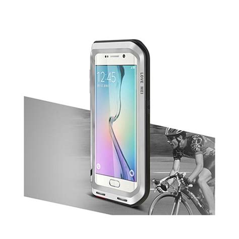 LOVE MEI Powerful Samsung Galaxy S6 Edge Plus SM G928F Silver