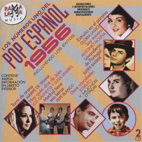 Various CD Los Números Uno Del Pop Espanol 1956 2 CD Bear Family