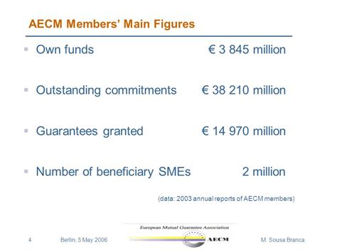 Aecm And The Different European Guarantee Models Berlin 5 May 2006m