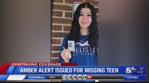 Amber Alert Issued For Missing Teen Wate 6 On Your Side