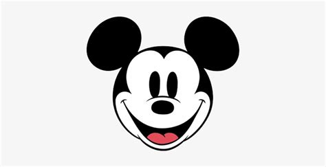 Mickey Mouse Face Png - Mickey Mouse Face Black And White Transparent PNG - 400x369 - Free ...