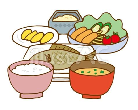 夕食イラスト No 815512／無料イラストフリー素材なら「イラストac」