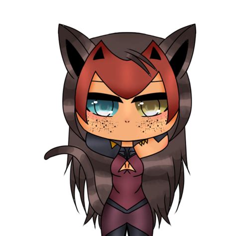 Catra Gacha Life Front Facing Ibispaint