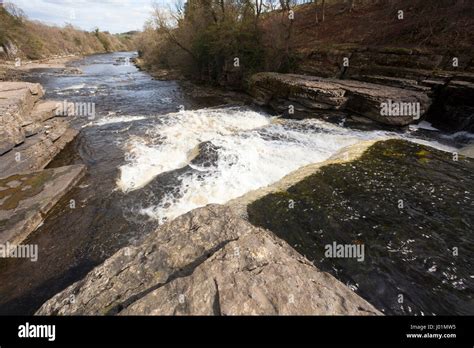 Aysgarth Fall In The Yorkshire Dales National Park Stock Photo Alamy