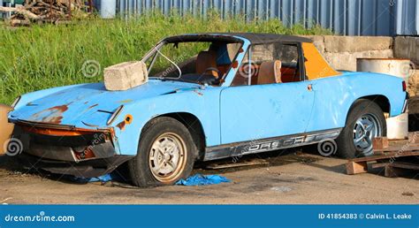 Rusted Out And Abandoned Porsche Editorial Stock Photo Image