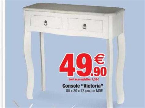 Promo Console Victoria Chez Bazarland ICatalogue Fr