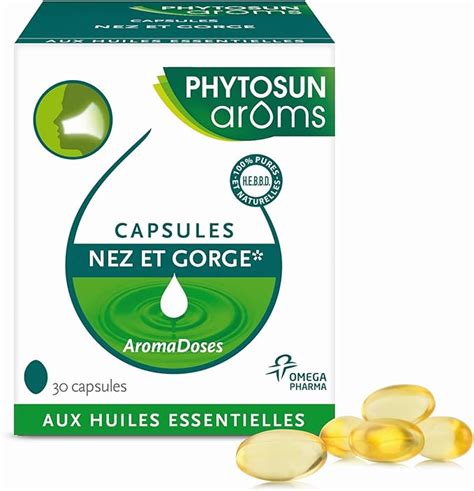 Phytosun Ar Ms Capsules Nez Gorge Aux Huiles Essentielles