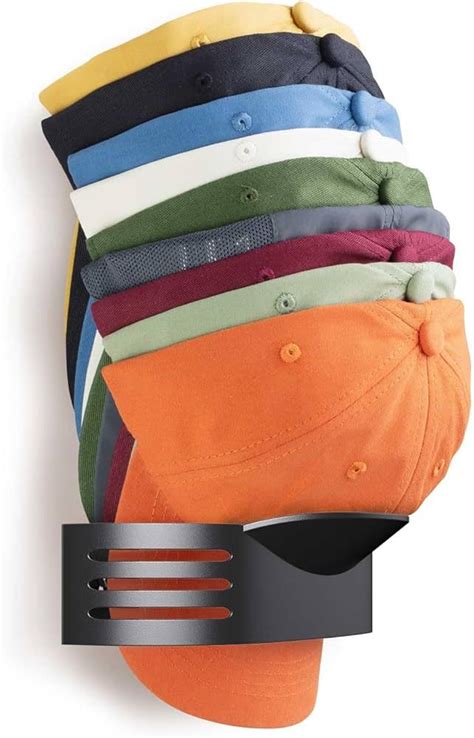 Livelab Hat Rack For Baseball Caps Wall Mounted Hat Organizer For