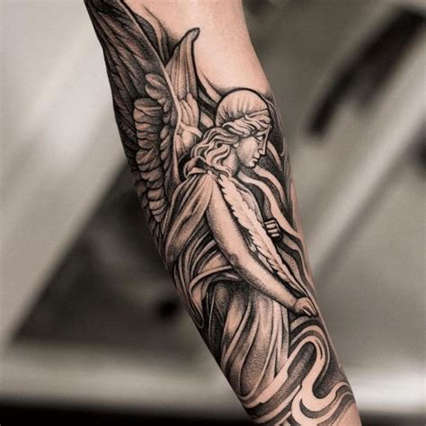 Guardian Angel Sleeve Tattoos For Men