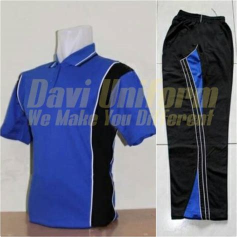 Jual Baju Senam Training Set Stelan Trening Lengan Pendek Setelan