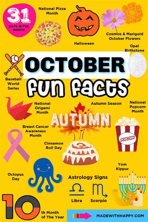 October Fun Facts Aaren Emmalyn