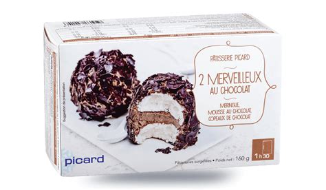 2 Merveilleux Au Chocolat Surgelés Les Pâtisseries Picard