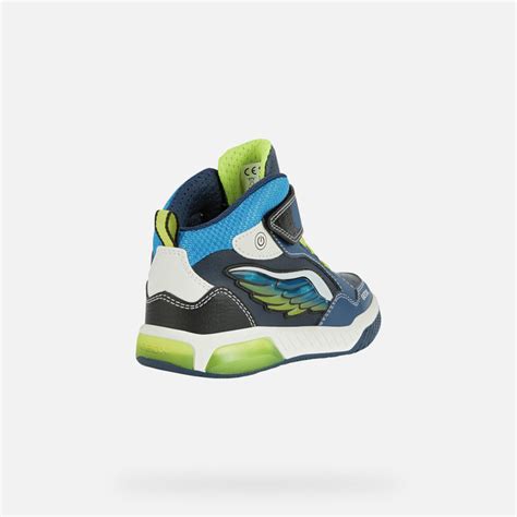 Geox Inek Boy S Navy Blue High Top Sneakers Fw Geox