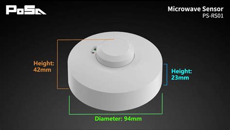 Sensor de movimiento microondas 15mt EL SM 005 versión IP20 Eco