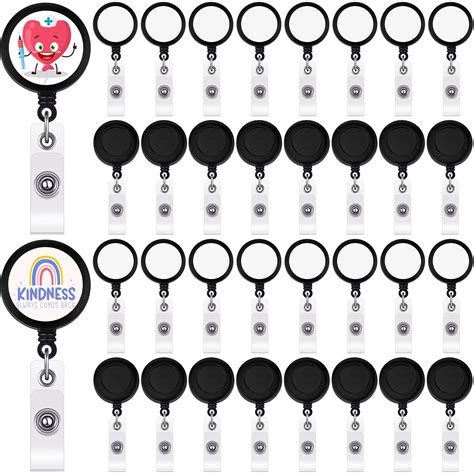 Buy Pieces Sublimation Retractable Badge Holder Blank Sublimation