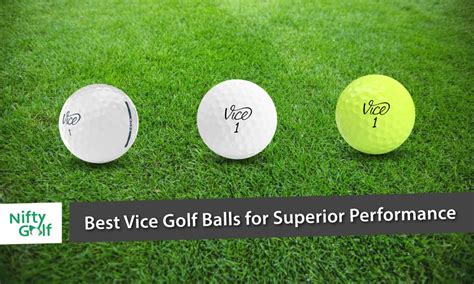 The Best Vice Golf Balls For Superior Performance