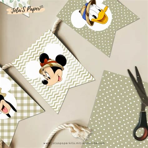 Kit Imprimible DISNEY SAFARI Jotas Paper Kits