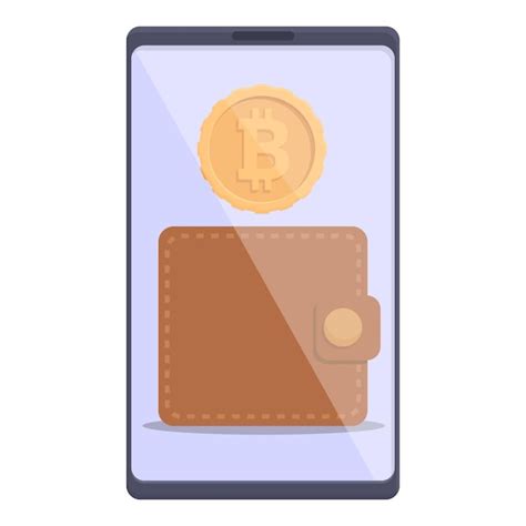 Premium Vector Trade Wallet Icon Cartoon Vector Crypto Money Payment App