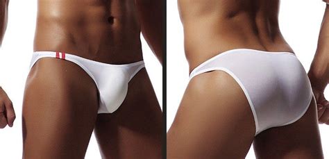 White Bikini Men S Fashion Bottoms New Underwear On Carousell