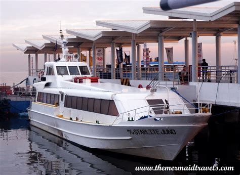 Just 1 Hour New Ferry Service From Manila To Bataan The Mermaid Travels