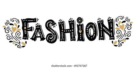 Fashion Lettering Can Be Used Print Stock Vector Royalty Free