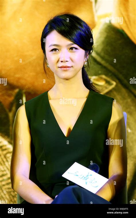 Chinese Actress Tang Wei Attends A Press Conference For The Premiere Of