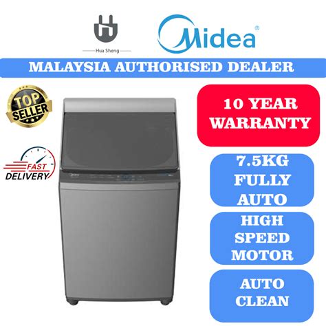 Midea WASHER MFW EC750 7 5KG 8 5KG 8KG Fully Auto Washer Machine