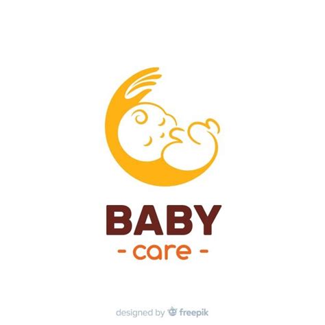 Baby logo Free Vector | Baby logo, Baby logo branding, Baby logo design