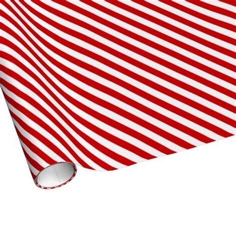 Red And White Striped Christmas Wrapping Paper Christmas Wrapping