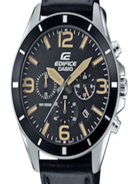 Buy Casio Edifice Men Black Chronograph Watch Ex283 Watches For Men 2122095 Myntra