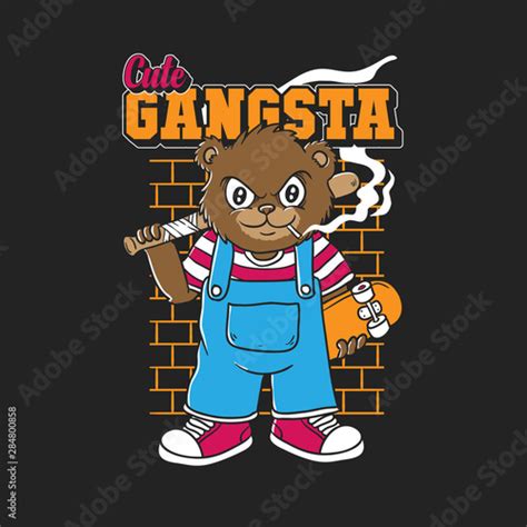 Gangsta Bear Cartoon - Gangster Bear Images Stock Photos Vectors ...