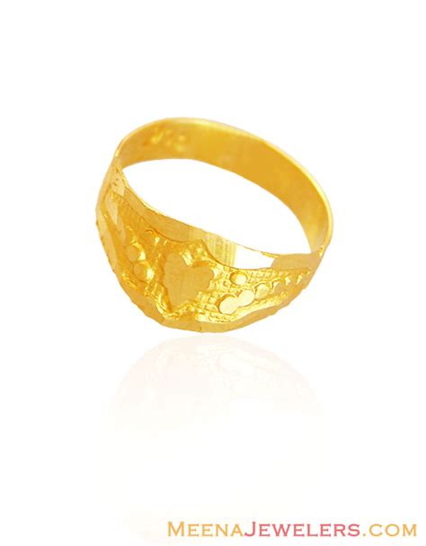 22k Gold Baby Boy Ring Bjri15991 22k Gold Ring For Boys Designed