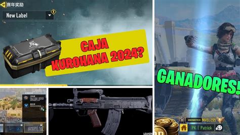 CAJA KUROHANA 2024 PRÓXIMAS CLASES Y NUEVO FUSIL GANADORES CP