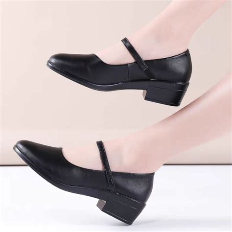 Jual Sepatu Pantofel Wanita Hak Cm Sepatu Hitam Wanita Paskibra