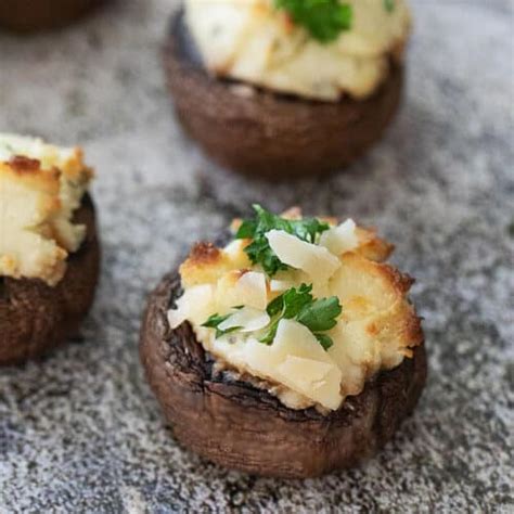 Boursin Stuffed Mushrooms