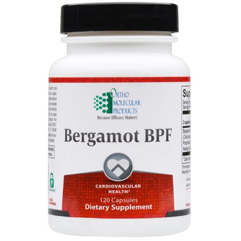 Bergamont Bpf By Ortho Molecular 120 Capsules