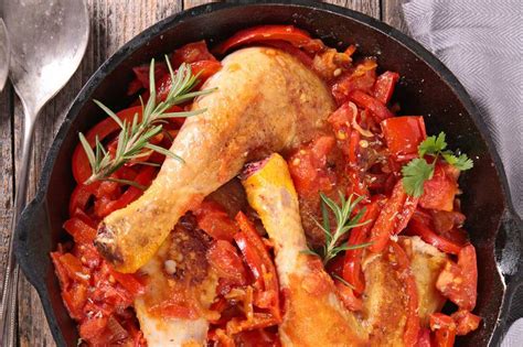 Recette Du Poulet Basquaise Mon March Fr