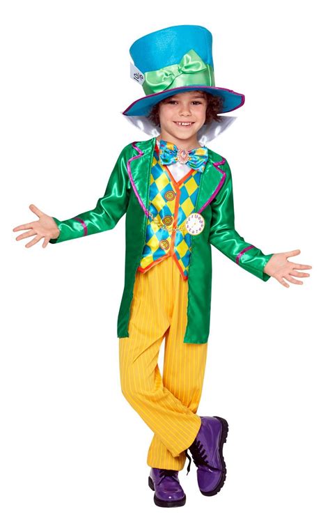 Buy Rubie's Official Boy's Disney Alice in Wonderland Mad Hatter Costume - Small Online at ...