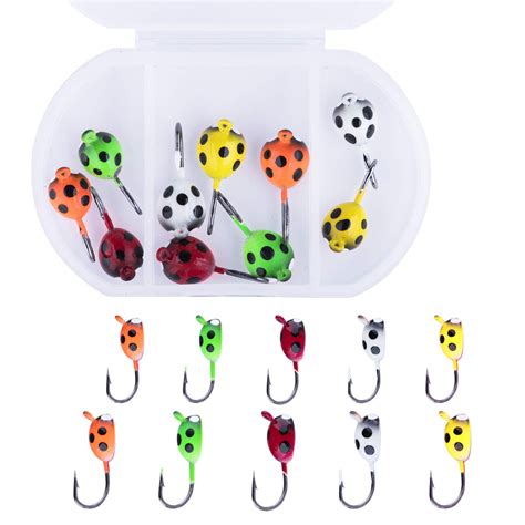 Goture Ice Fishing Jig Set Ice Fishing Lures For Panfish Crappie