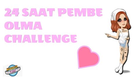 24 Saat Tek Renk Challenge Pembe YouTube