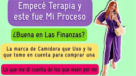 Sascha Fitness Empecé Terapia Y Este Fue Mi Proceso ¿buena En Las Finanzas Cómo Le Quite El