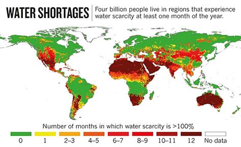 Severe Water Scarcity Hits 4 Billion People Every Year