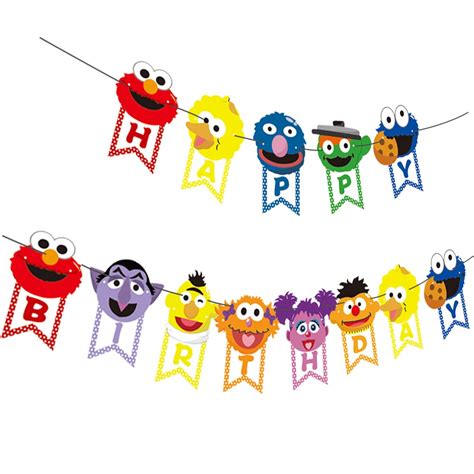 Buy Sesame Inspired Elmo Birthday Party Banner Decorations Supplies For