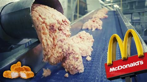 Como os Nuggets do McDonald s são feitos Fábrica do McDonald s YouTube